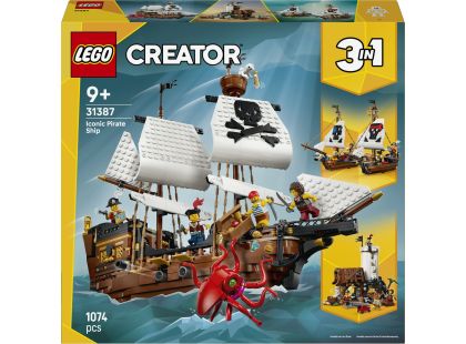 LEGO® Creator 3 v 1 31387 Kultovní pirátská loď
