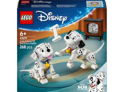 LEGO® Disney 43271 Štěňátka Štístko a Penny z filmu 101 dalmatinů - Poškozený obal
