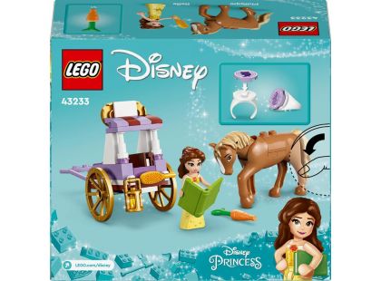 LEGO® Disney Princess™ 43233 Bella a pohádkový kočár s koníkem