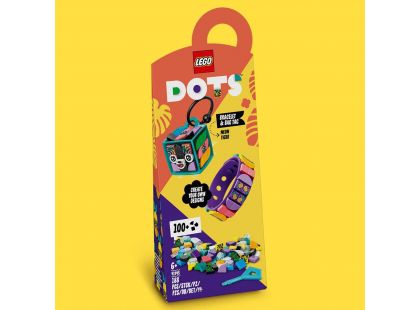 LEGO® DOTS 41945 Neonový tygr náramek & ozdoba na tašku