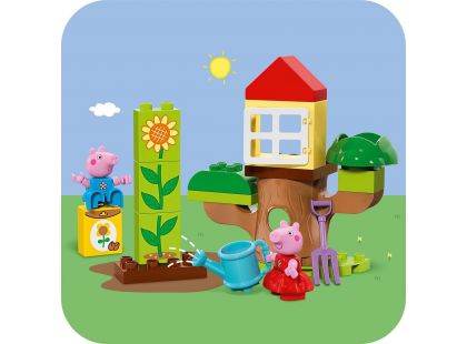 LEGO® DUPLO® 10431 Prasátko Peppa - zahrada a dům na stromě