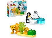 LEGO® DUPLO® 10442 Rodinky divokých zvířat: Tučňáci a lvi