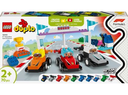 LEGO® DUPLO® 10445 Závodní auta a řidiči týmu F1®