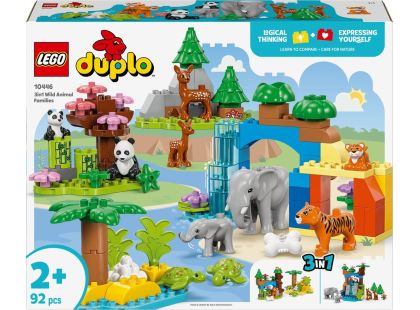 LEGO® DUPLO® 10446 Rodinky divokých zvířat 3 v 1