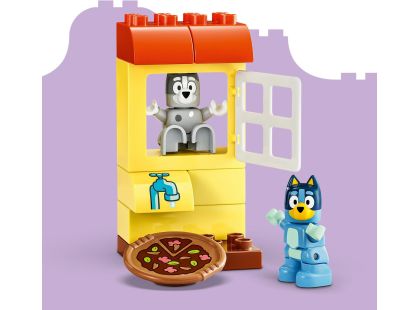 LEGO® DUPLO® 10469 Muffin, Bluey a rozvoz pizzy