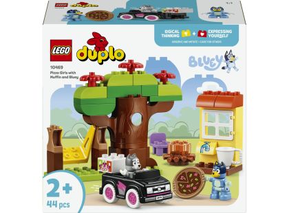 LEGO® DUPLO® 10469 Muffin, Bluey a rozvoz pizzy