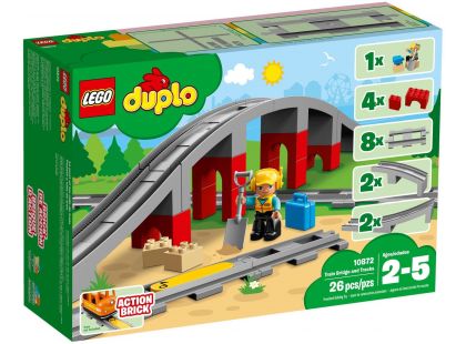 LEGO® DUPLO® 10872 Doplňky k vláčku – most a koleje - Poškozený obal