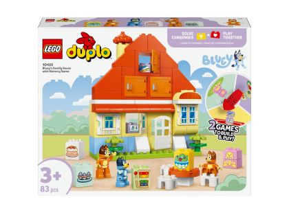 LEGO® DUPLO® Bluey 10459 Dům Bluey a paměťová hra