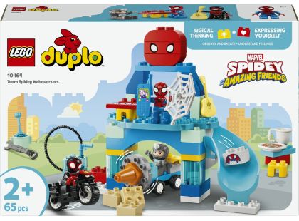 LEGO® DUPLO® Disney 10464 Spideyho tým a pavoučí základna