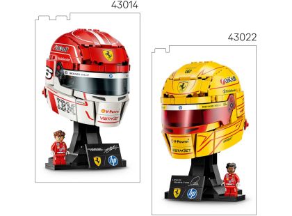 LEGO® Editions 43014 Helma Charles Leclerc ze Scuderia Ferrari HP
