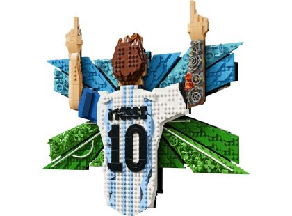 LEGO® Editions 43018 Lionel Messi – Okamžik vítězství
