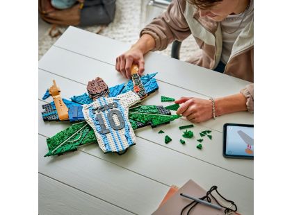 LEGO® Editions 43018 Lionel Messi – Okamžik vítězství