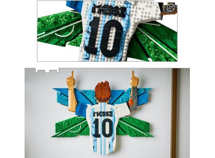 LEGO® Editions 43018 Lionel Messi – Okamžik vítězství