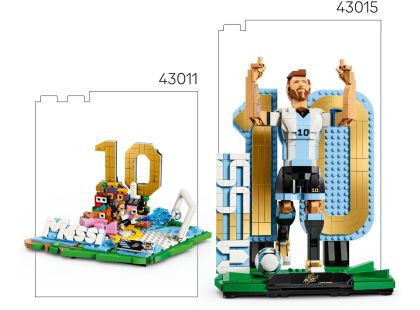 LEGO® Editions 43018 Lionel Messi – Okamžik vítězství