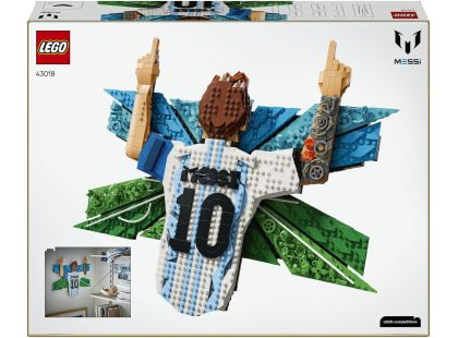 LEGO® Editions 43018 Lionel Messi – Okamžik vítězství