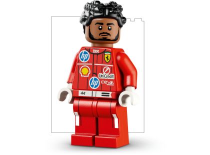 LEGO® Editions 43022 Helma Lewis Hamilton ze Scuderia Ferrari HP