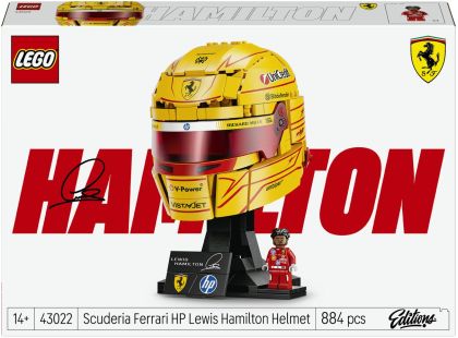 LEGO® Editions 43022 Helma Lewis Hamilton ze Scuderia Ferrari HP