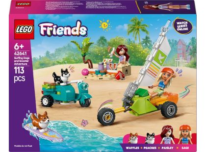 LEGO® Friends 42641 Dobrodružství se surfujícími psy a skútrem