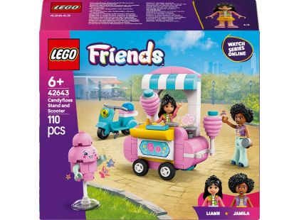 LEGO® Friends 42643 Stánek s cukrovou vatou a skútr