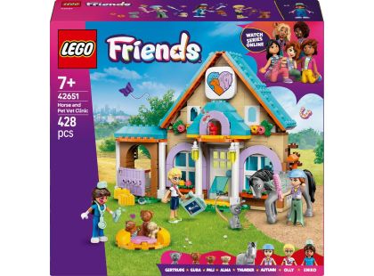 LEGO® Friends 42651 Veterinární klinika pro koně a domácí mazlíčky