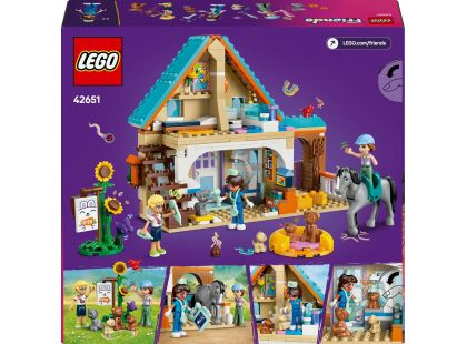 LEGO® Friends 42651 Veterinární klinika pro koně a domácí mazlíčky