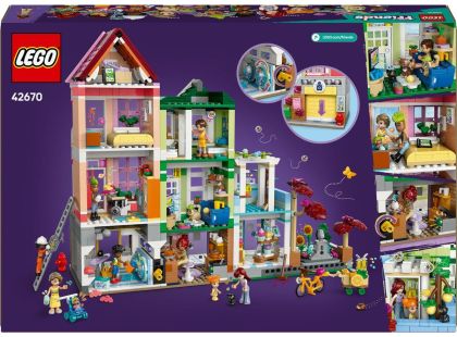 LEGO® Friends 42670 Apartmány a obchody v městečku Heartlake