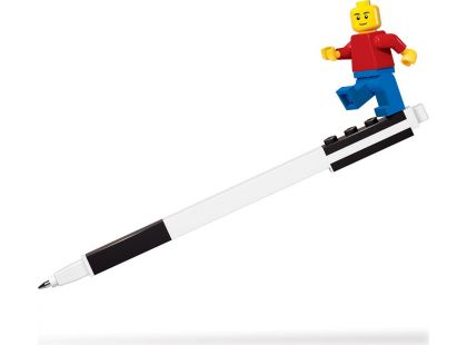 LEGO® Gelové pero s minifigurkou černé 1 ks
