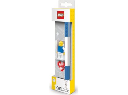 LEGO® Gelové pero s minifigurkou modré 1 ks