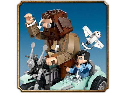 LEGO® Harry Potter™ 76443 Hagrid™ a Harry na motorce