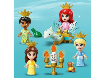 LEGO® Disney Princess ™ 43193 Ariel, Kráska, Popelka a Tiana a jejich pohádková kniha dobrodružství