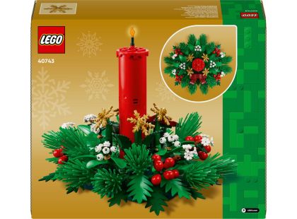 LEGO® Iconic 40743 Vánoční dekorace na stůl