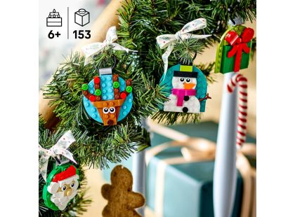 LEGO® Iconic 40744 Sada vánočních ozdob