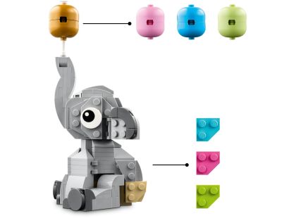 LEGO® Iconic 40814 Slůně na obloze