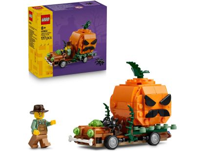 LEGO® Iconic 40822 Pick-up s halloweenskými dýněmi