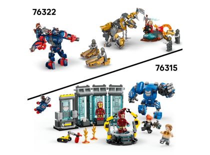 LEGO® Marvel 76320 Iron Man a War Machine vs. Hammerovy Drony