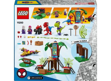 LEGO® Marvel Spidey a jeho úžasní přátelé 11200 Spidey, Gobby a raptoří bitva na základně na stromě