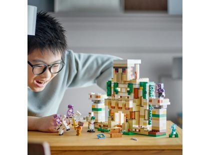 LEGO® Minecraft® 21250 Pevnost železného golema - Poškozený obal
