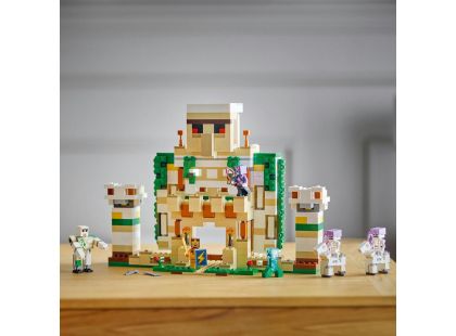 LEGO® Minecraft® 21250 Pevnost železného golema - Poškozený obal