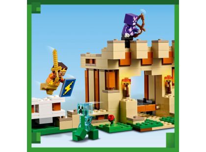 LEGO® Minecraft® 21250 Pevnost železného golema - Poškozený obal