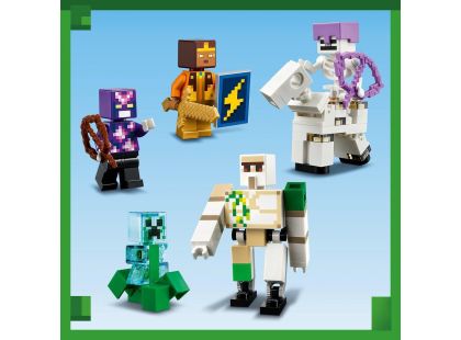 LEGO® Minecraft® 21250 Pevnost železného golema - Poškozený obal