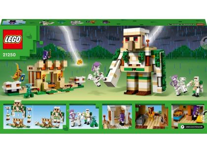 LEGO® Minecraft® 21250 Pevnost železného golema - Poškozený obal