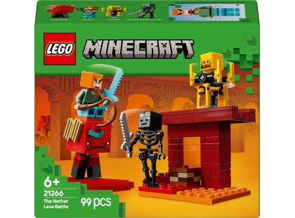 LEGO® Minecraft® 21266 Lávová bitva v Netheru