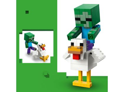 LEGO® Minecraft® 21582 Kuřecí žokej