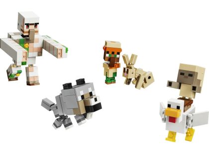 LEGO® Minecraft® 21592 Kuřecí žokej a útok v poušti