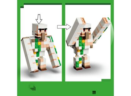 LEGO® Minecraft® 21592 Kuřecí žokej a útok v poušti