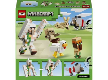 LEGO® Minecraft® 21592 Kuřecí žokej a útok v poušti