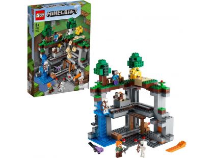 LEGO® Minecraft™ 21169 První dobrodružství  - Poškozený obal