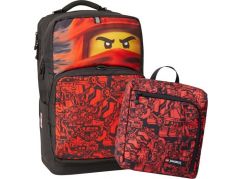 LEGO® Ninjago Red Maxi Plus školní  batoh 2dílný set