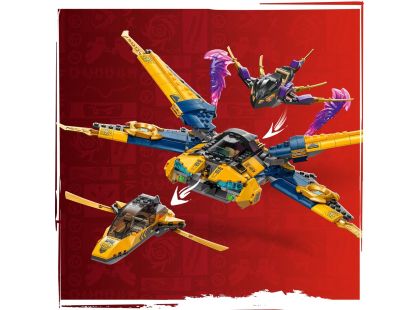 LEGO® NINJAGO® 71833 Ras, Arin a superbouřkové letadlo