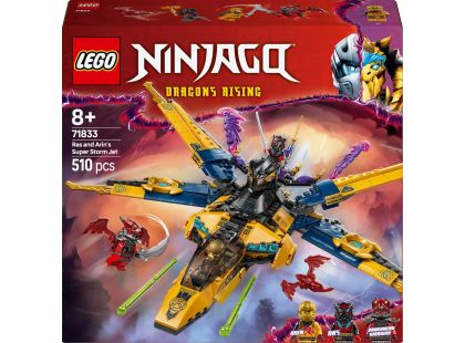 LEGO® NINJAGO® 71833 Ras, Arin a superbouřkové letadlo